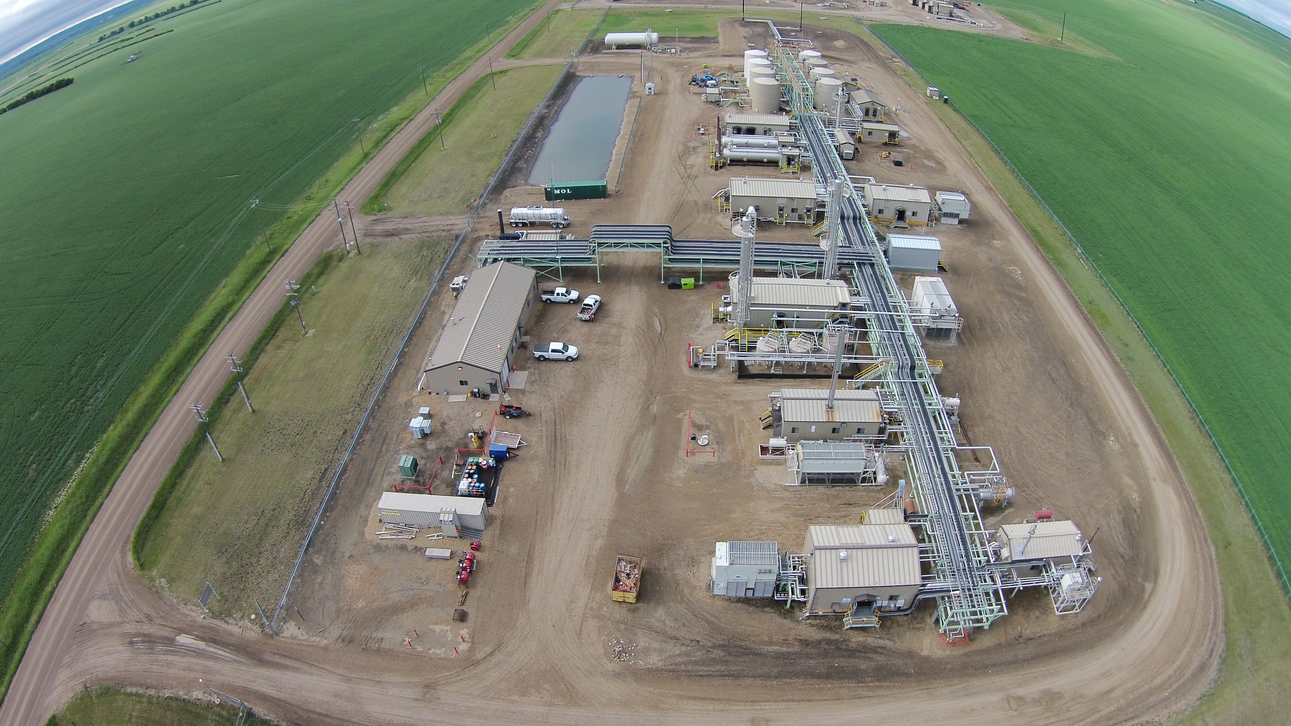 Aerial view of Persist facility