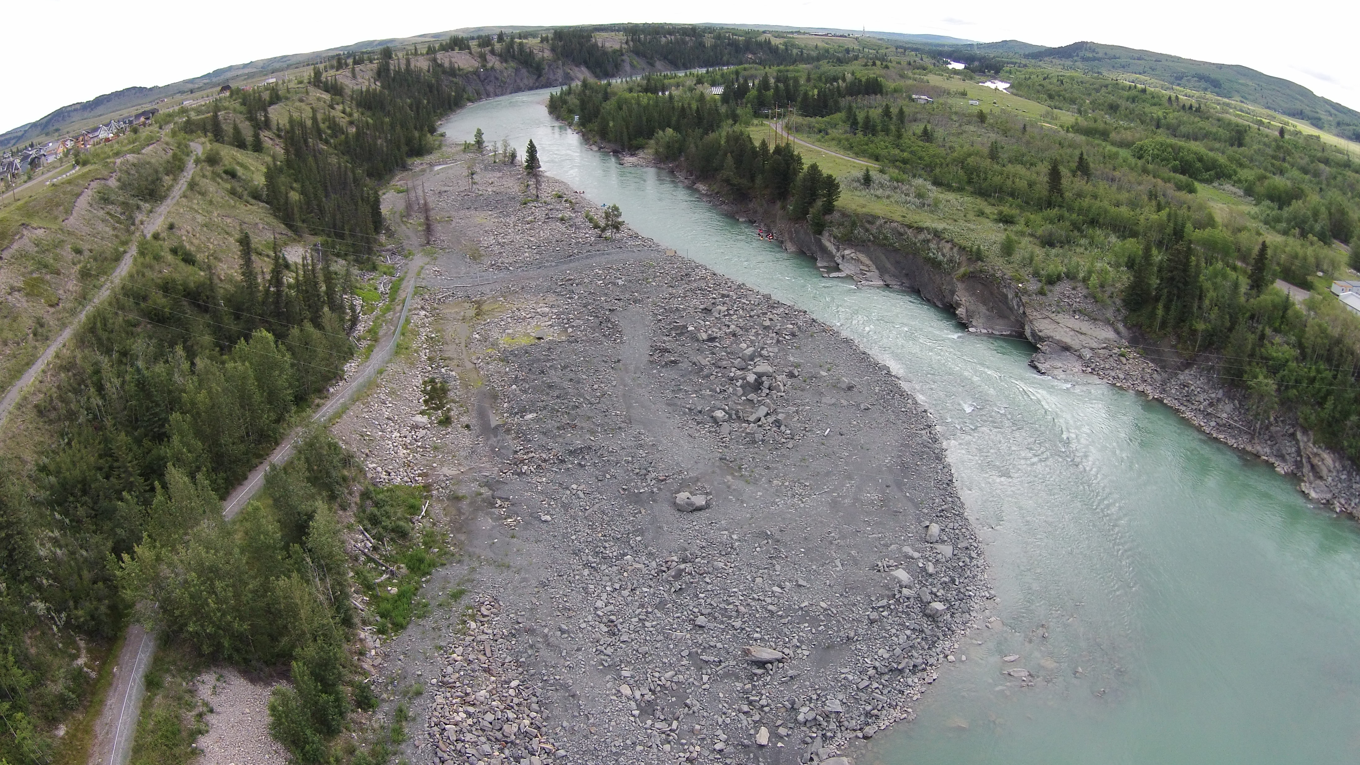 Aerial view of Persist lease site
